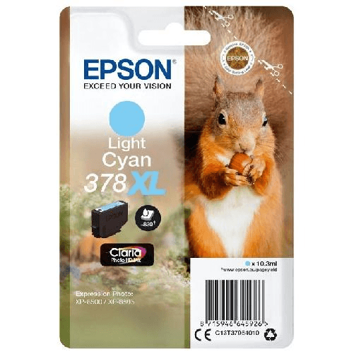 Epson-Squirrel-Singlepack-Light-Cyan-378XL-Claria-Photo-HD-Ink