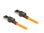 Delock-Cavo-di-rete-RJ45-con-USB-Type-C-1-m-arancione