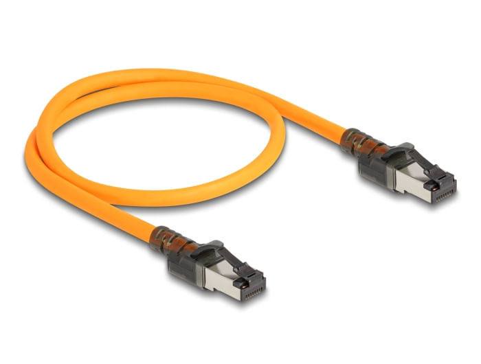 Delock-Cavo-di-rete-RJ45-con-USB-Type-C-1-m-arancione