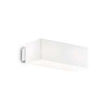 Ideal Lux Applique Moderna Box Metallo Bianco 2 Luci G9 3W 3000K Luce Calda