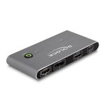 DeLOCK Switch KVM USB-C per HDMI e DisplayPort 8K MST con USB 2.0