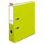 Cartella-Herlitz-dorso-larghezza-8-cm-DIN-A4-plastica-verde-neon