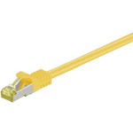 Goobay RJ-45 CAT7 0.5m cavo di rete Giallo 0,5 m S/FTP (S-STP)