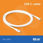 Club 3D CLUB3D CAC-3001 cavo USB USB4 Gen 3x2 2 m USB C