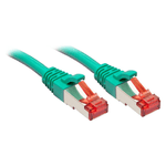 Lindy RJ-45 Cat.6 S/FTP 1m cavo di rete Verde Cat6 S/FTP S-STP (Rj-45 Cat.6 S/Ftp 1M - Networking Cable Green Cat6 - S/F