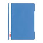 Herlitz PBS AG Herlitz 50016228 cartellina con fermafoglio Polipropilene (PP) Blu, Trasparente