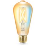 Signify WiZ Lampadina Smart Filament Ambrata Dimmerabile Luce Bianca da Calda a Fredda Attacco E27 50W Edison