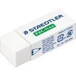 STAEDTLER umweltbewusster Radierer B30, weiß PVC-frei, umweltschonend und verträglicher für Allergiker (525 B30)