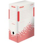 Esselte Scatola archivio Esselte SPEEDBOX dorso 15 cm bianco/rosso 15x25x35 cm 623909