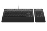 3Dconnexion-Keyboard-Pro-with-Numpad-tastiera-USB--RF-Wireless--Bluetooth-QWERTZ-Svizzere-Nero--3DCONNEXION-KEYBOARD-PRO