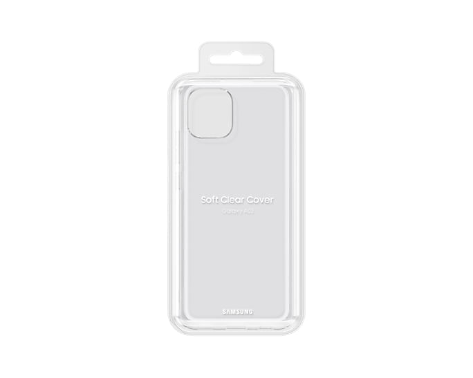 Samsung-EF-QA036TTEGEU-custodia-per-cellulare-165-cm-6.5-Cover-Trasparente--SOFT-CLEAR-COVER-TRANSPARENT-