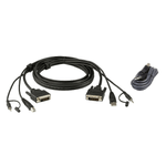 ATEN Kit cavo KVM di sicurezza USB DVI-D Dual Link da 3 M