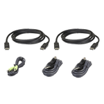 ATEN Kit cavo KVM di sicurezza USB DisplayPort a visualizzazione doppia da 3 M