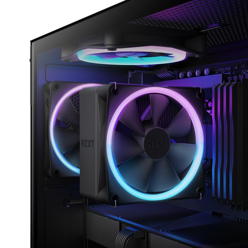 NZXT-T120-RGB-CPU-Khler-fr-AMD-und-Intel-CPU-120-mm-Lfter-schwarz