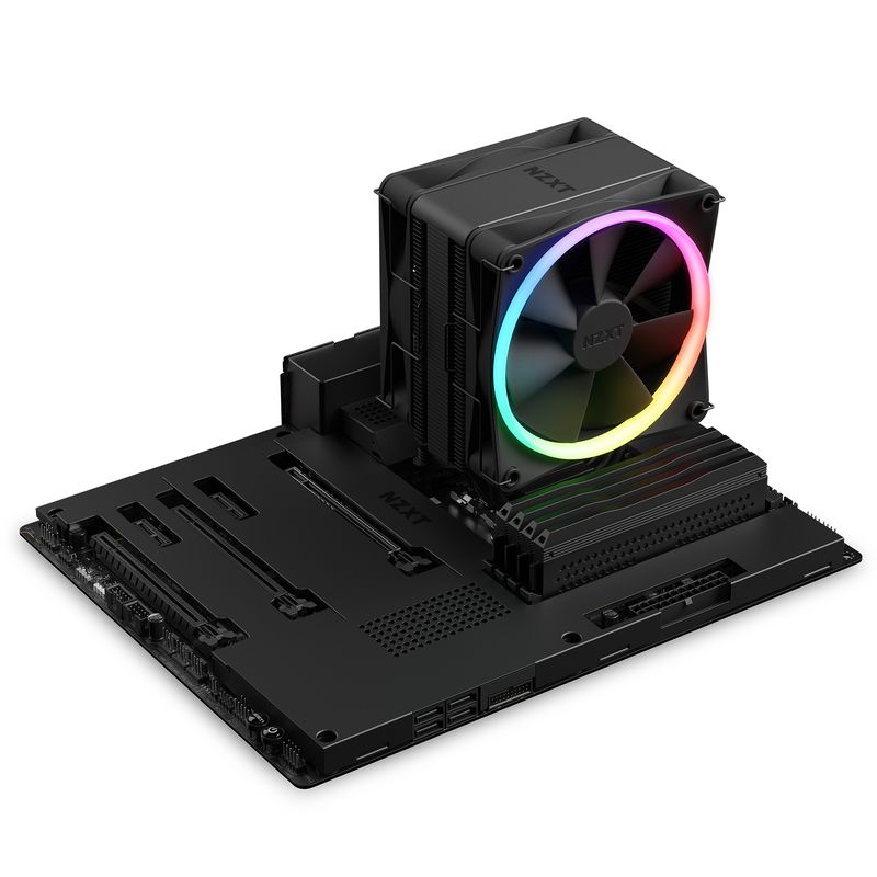 NZXT-T120-RGB-CPU-Khler-fr-AMD-und-Intel-CPU-120-mm-Lfter-schwarz