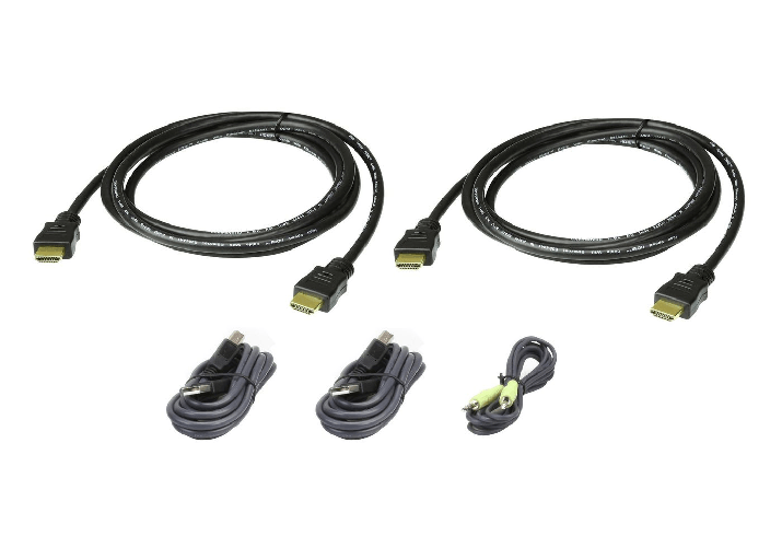 ATEN-Kit-cavo-KVM-di-sicurezza-schermo-doppio-USB-HDMI-da-18-M