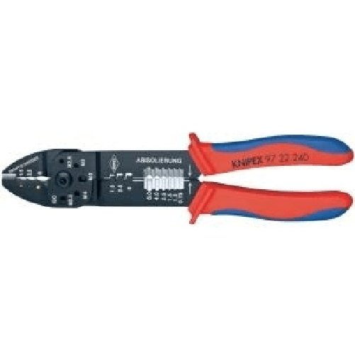 Pinza-a-crimpare-KNIPEX-per-capicorda-e-taglio-cavi