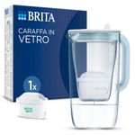 Brita Caraffa in vetro Light Blue (2.5L) incl. 1x filtro MAXTRA PRO All-in-1 - Caraffa di design premium