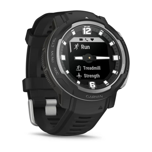 Garmin-Instinct-Crossover---Standard-Edition---45-mm---faserverstarktes-Polymer---Sportuhr-mit-Band---Silikon---Handgele