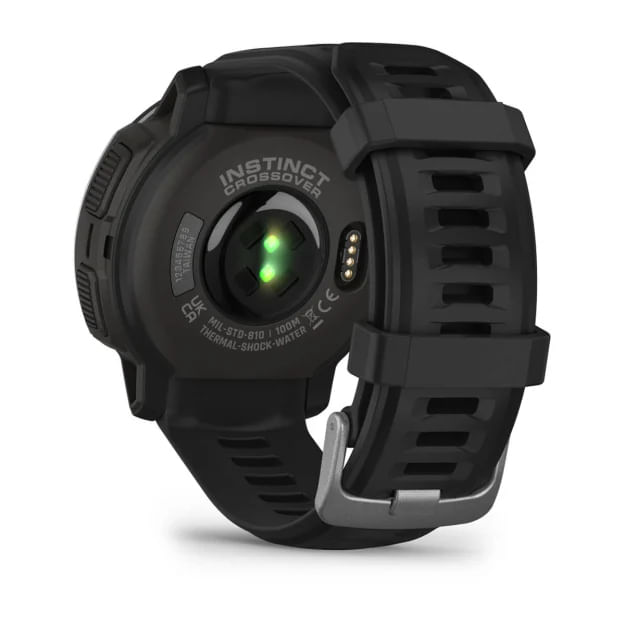 Garmin-Instinct-Crossover---Standard-Edition---45-mm---faserverstarktes-Polymer---Sportuhr-mit-Band---Silikon---Handgele