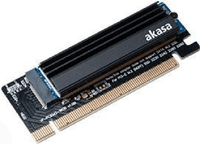 Akasa AK-PCCM2P-05 scheda di interfaccia e adattatore Interno M.2 (Akasa 2 SSD to PCIe Adapter Card w/ Heatsink PCIe Gen