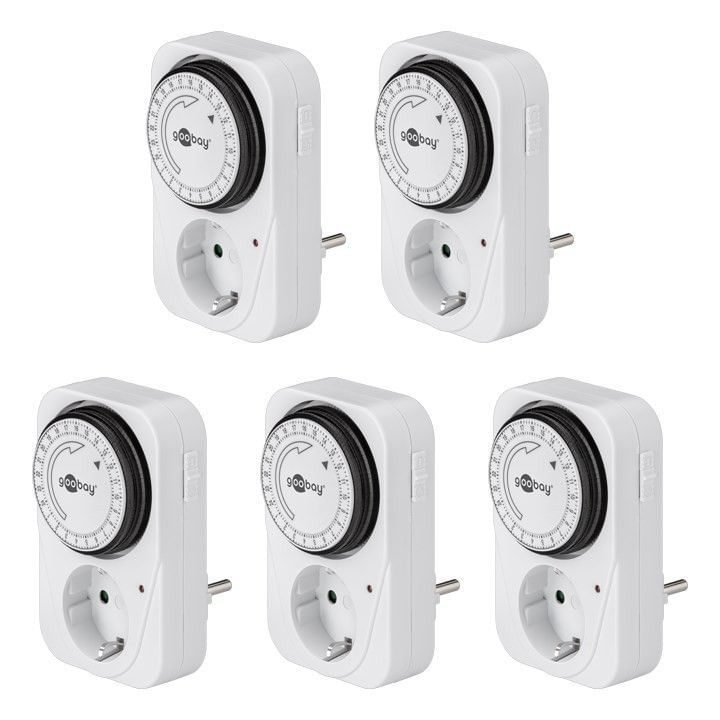 Goobay-Timer-16A-3500W-5-pcs---White