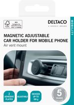 Deltaco-ARM-C102-supporto-per-personal-communication-Supporto-passivo-Telefono-cellulare-smartphone-Nero--DELTACO-Magnet