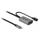 Delock Cavo di prolunga USB 3.1 Gen1 attivo da USB tipo C a USB tipo A da 5 m