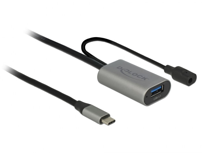 Delock-Cavo-di-prolunga-USB-3.1-Gen1-attivo-da-USB-tipo-C-a-USB-tipo-A-da-5-m