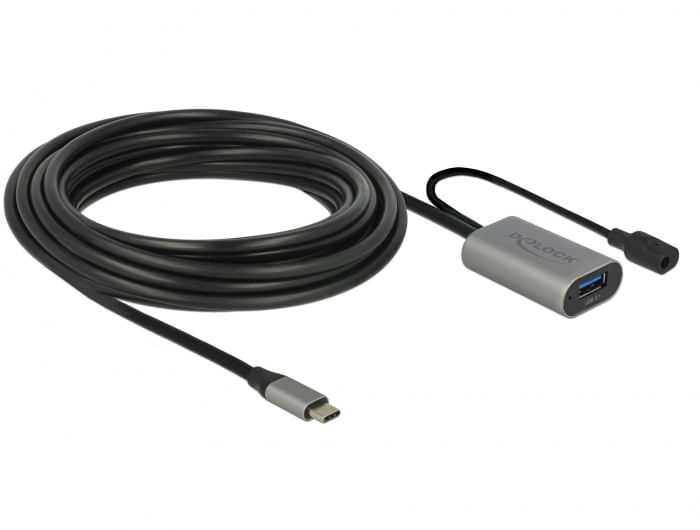 Delock-Cavo-di-prolunga-USB-3.1-Gen1-attivo-da-USB-tipo-C-a-USB-tipo-A-da-5-m