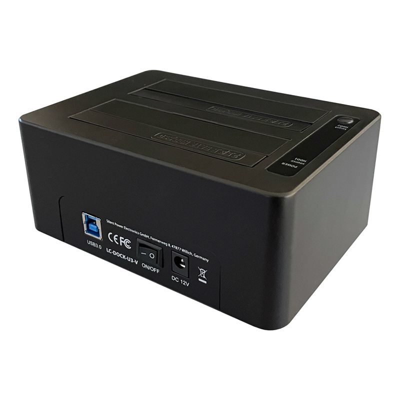 Docking-station-per-HDD-USB-3.2-LC-POWER-per-HDD-SSD-SATA-da-25--35-