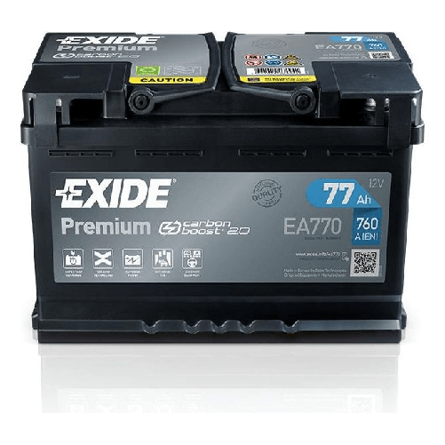 Exide-Premium-EA770-batteria-per-veicolo-77-Ah-12-V-760-A-Ideali-alla-guida