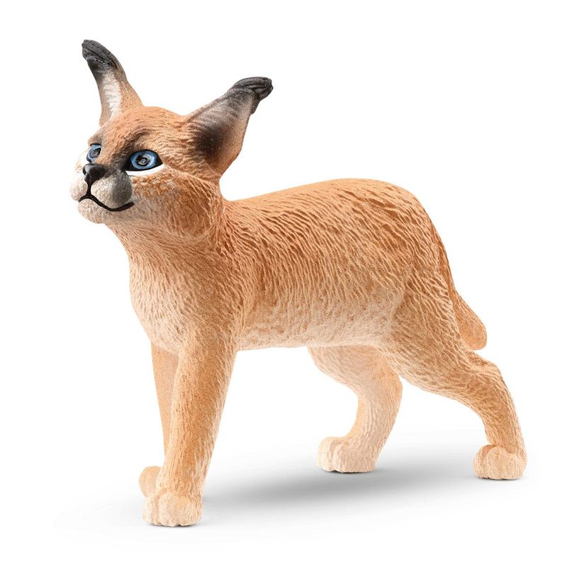 schleich-WILD-LIFE-14868-action-figure-giocattolo--SCHLEICH-Wild-Life-Caracal-Baby-Toy-Figure-3-to-8-Years-Tan-14868-