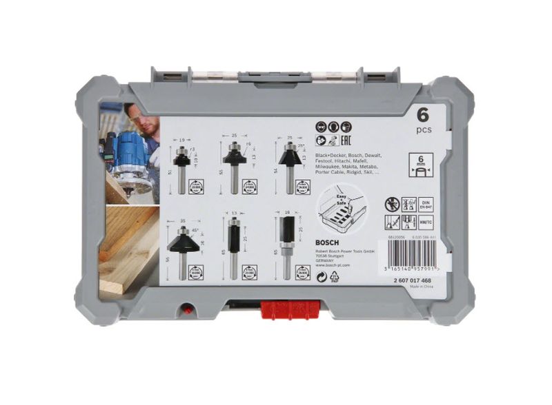 Bosch-2-607-017-470-punta-per-fresa-Set-di-punte-6-pz