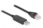 Delock---Adattatore-seriale---Da-USB--M--a-RJ-45--M----25-cm---USB---USB2.0---EIA-232---Nero--64158-