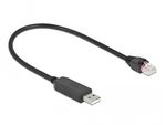 Delock---Adattatore-seriale---Da-USB--M--a-RJ-45--M----25-cm---USB---USB2.0---EIA-232---Nero--64158-