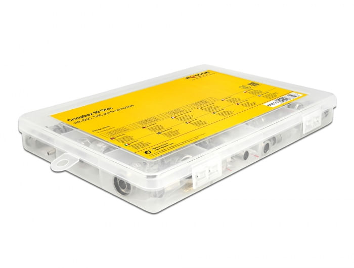Delock-scatola-a-crimpare-48-pezzi-50-Ohm-con-connettori-BNC-TNC-e-N