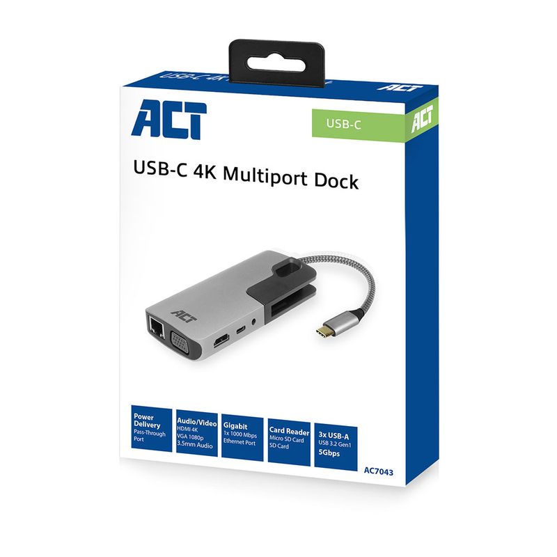 ACT-AC7043-Adattatore-multiporta-da-USB-C-a-HDMI-o-VGA-con-Ethernet-hub-USB-lettore-di-schede-audio-e-pass-through-PD