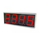 ALLNET ALL-POE-CNT-1 Digital wall clock Rechteck Grau Wanduhr (ALL-PoE-CNT-1)