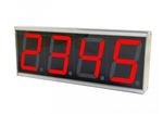 ALLNET-ALL-POE-CNT-1-Digital-wall-clock-Rechteck-Grau-Wanduhr--ALL-PoE-CNT-1-