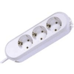 Bachmann 388.270 prolunghe e multiple 1,5 m 3 presa(e) AC Bianco