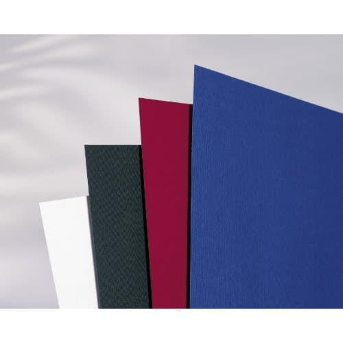 GBC-Copertine-per-rilegatura-LinenWeave-250-gsm-blu-royal-100--GBC-CE050029-Linen-Weave-A4-Binding-Covers-Royal-Blue-100