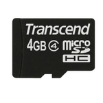 Transcend TS4GUSDC4 memoria flash 4 GB MicroSDHC