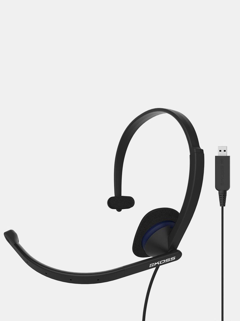 Koss-CS195---Headset---On-Ear---kabelgebunden---USB---Schwarz