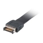 Akasa AK-CBUB37-50BK 0.5m USB C USB C Männlich Männlich Schwarz USB Kabel (AK-CBUB37-50BK)