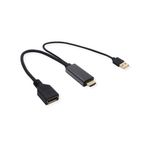 VALUE 12.99.3146 cavo e adattatore video 0,3 m HDMI tipo A (Standard) DisplayPort Nero