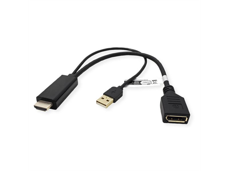 Cavo-adattatore-HDMI-DP-ST-BU-0.3m---Adattatore---Display-Video-Digitale