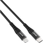 InLine Cavo USB-C Lightning, per iPad, iPhone, iPod, nero/alluminio, 2m MFi