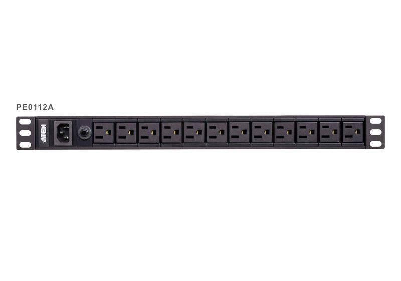 Aten-1U-10A-12Port-Basic-PDU