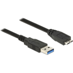 DeLOCK 85075 cavo USB USB 3.2 Gen 1 (3.1 Gen 1) 3 m USB A Micro-USB B Nero